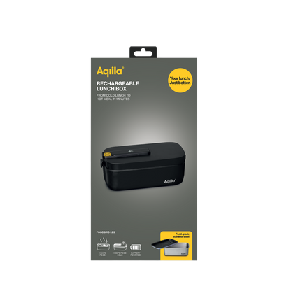 Aqiila Foodbird LB5 - Oppladbar matboks med varme