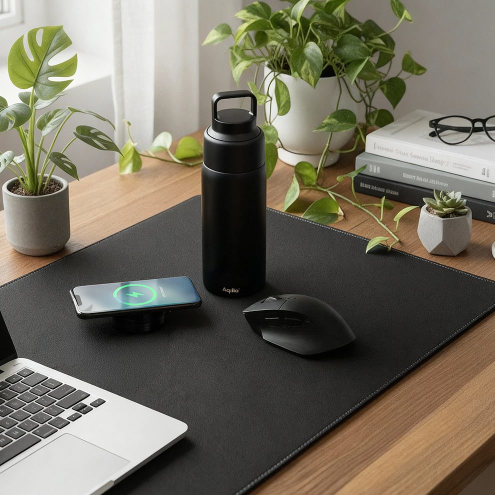 Aqiila Powerbottle BO5 - Drikkeflaske - Termos - Powerbank - 0,6l