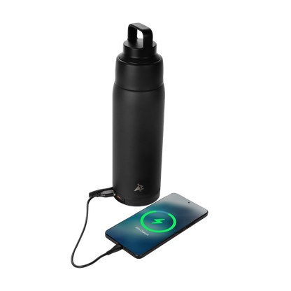 Aqiila Powerbottle BO5 - Drikkeflaske - Termos - Powerbank - 0,6l