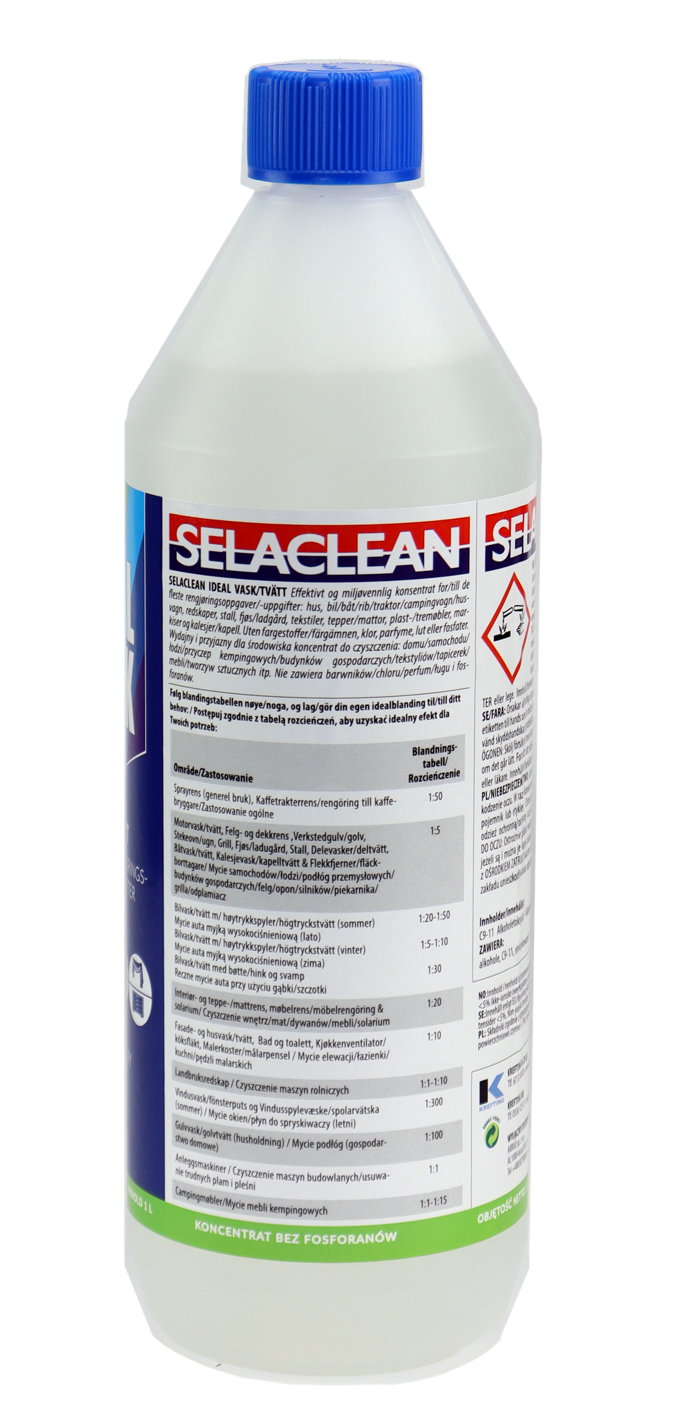 Selaclean Ideal vask - Flaske - 1 liter