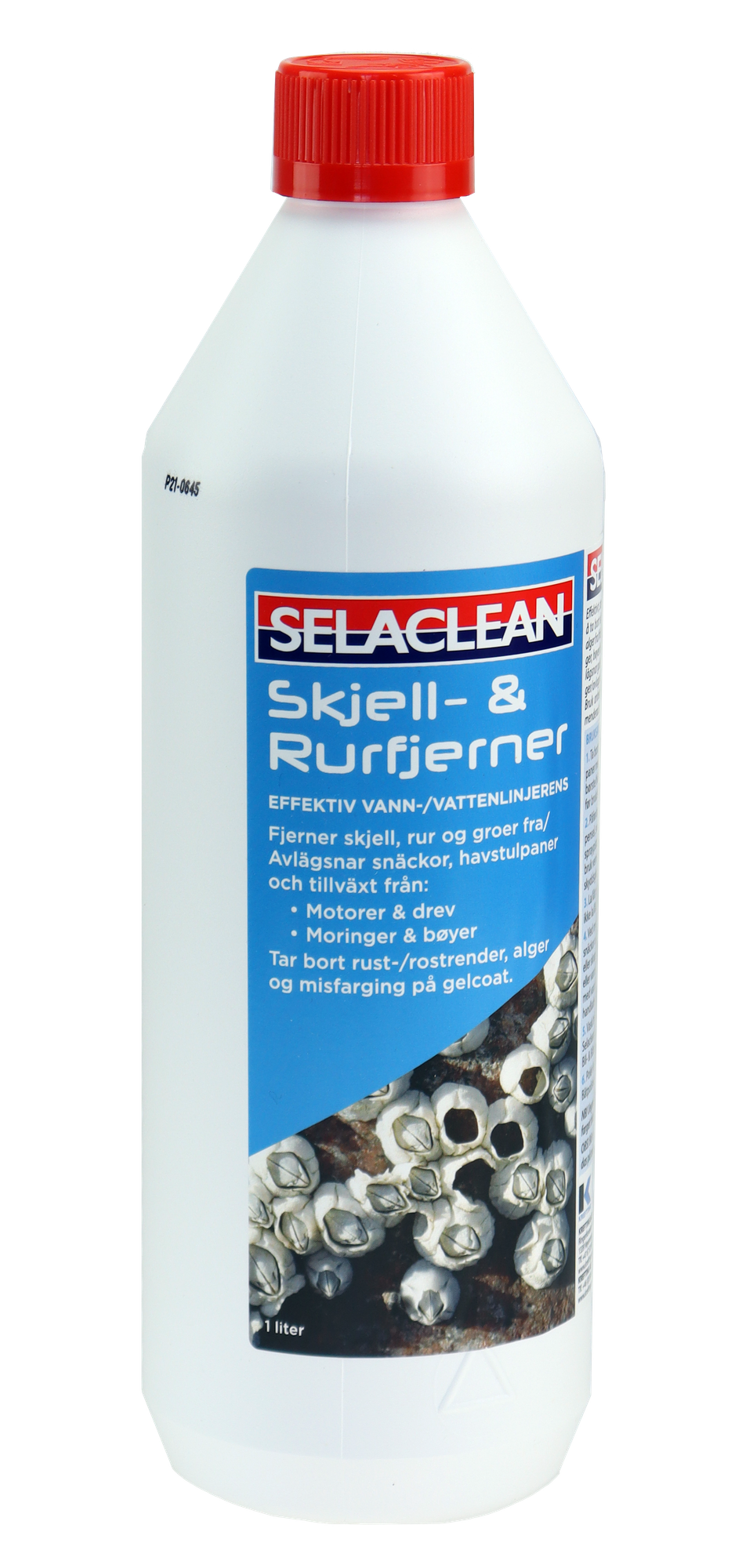 Selaclean Skjell- og rurfjerner - Flaske - 1 liter