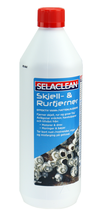 Selaclean Skjell- og rurfjerner - Flaske - 1 liter