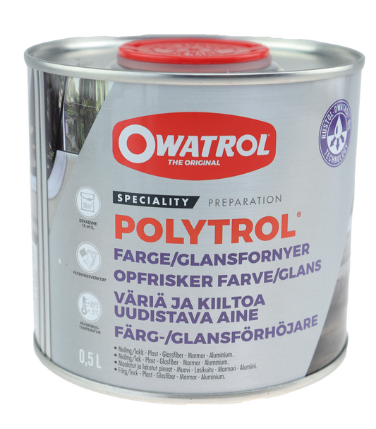Owatrol Polytrol - Boks - Fargefornyer - 0,5 Liter