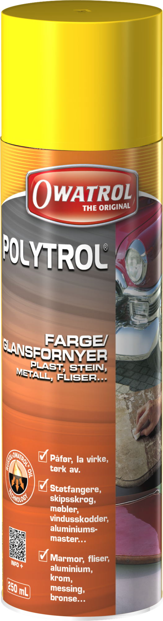Owatrol Polytrol - Spray - Fargefornyer - 250 ml