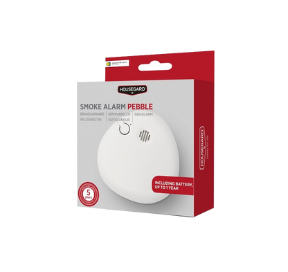 Housegard Pebble Røykvarsler - SA700 - Optisk - 9V Batteri