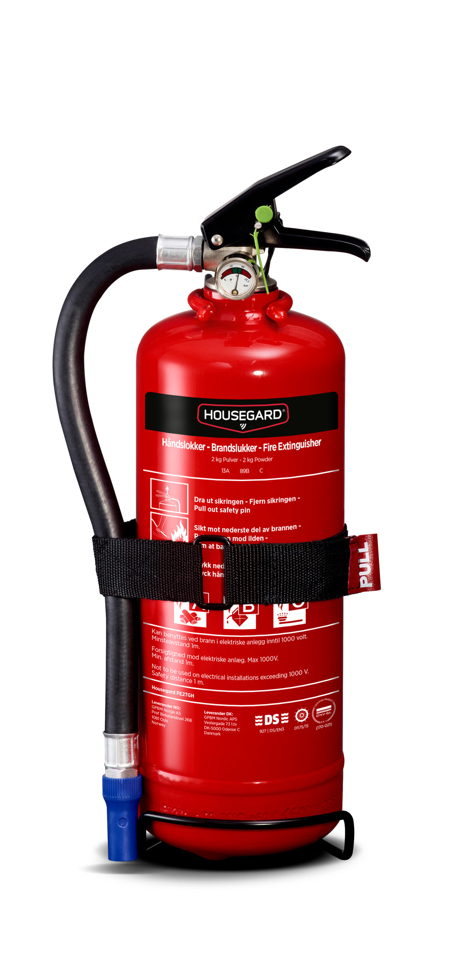 Housegard Brannslukker Pulver - 13A - 898-C - 2kg