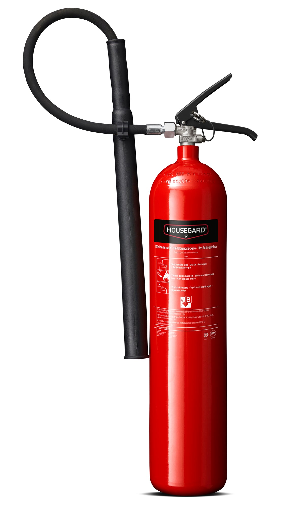 Housegard Brannslukker CO2 - K5TGX - 5kg