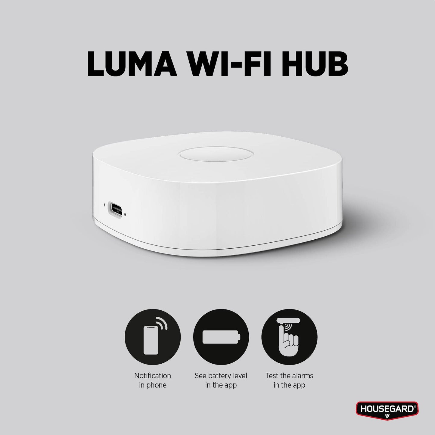 Housegard HUB Luma - GW650 - WiFi - Sentral