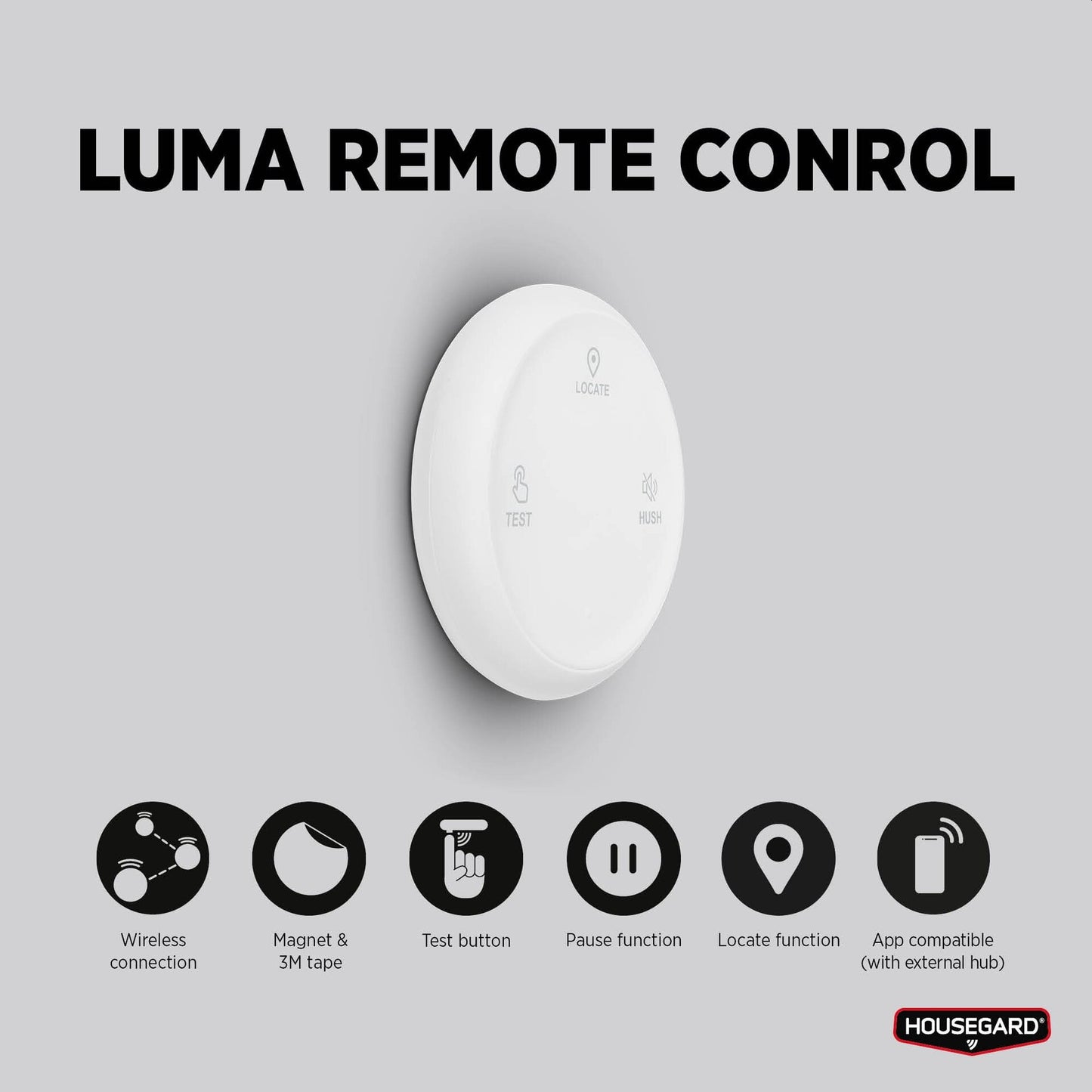 Housegard Luma Fjernkontroll - RC350 - Trådløs