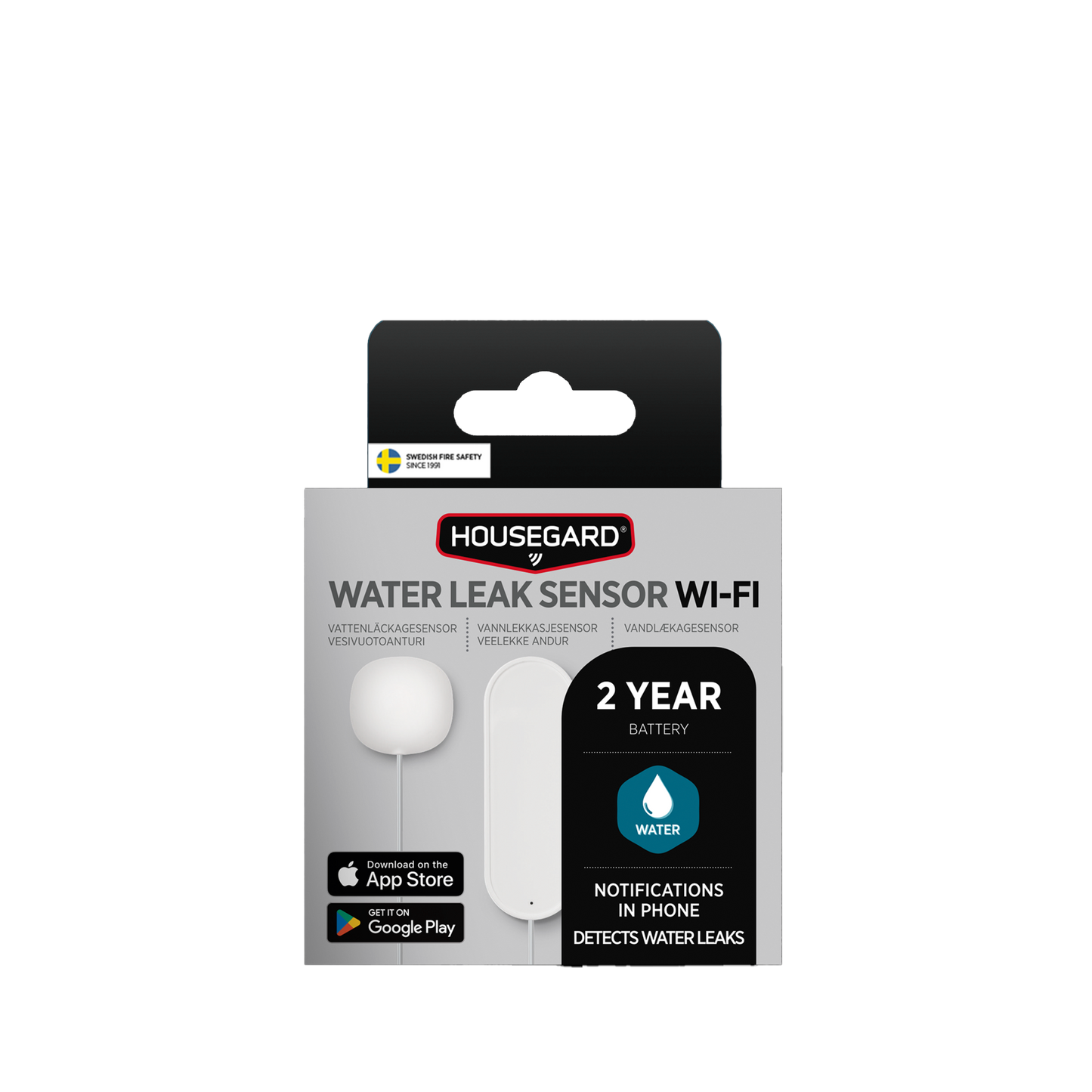 Housegard Smart Vannlekkasjevarsler - WA-202 - WiFi
