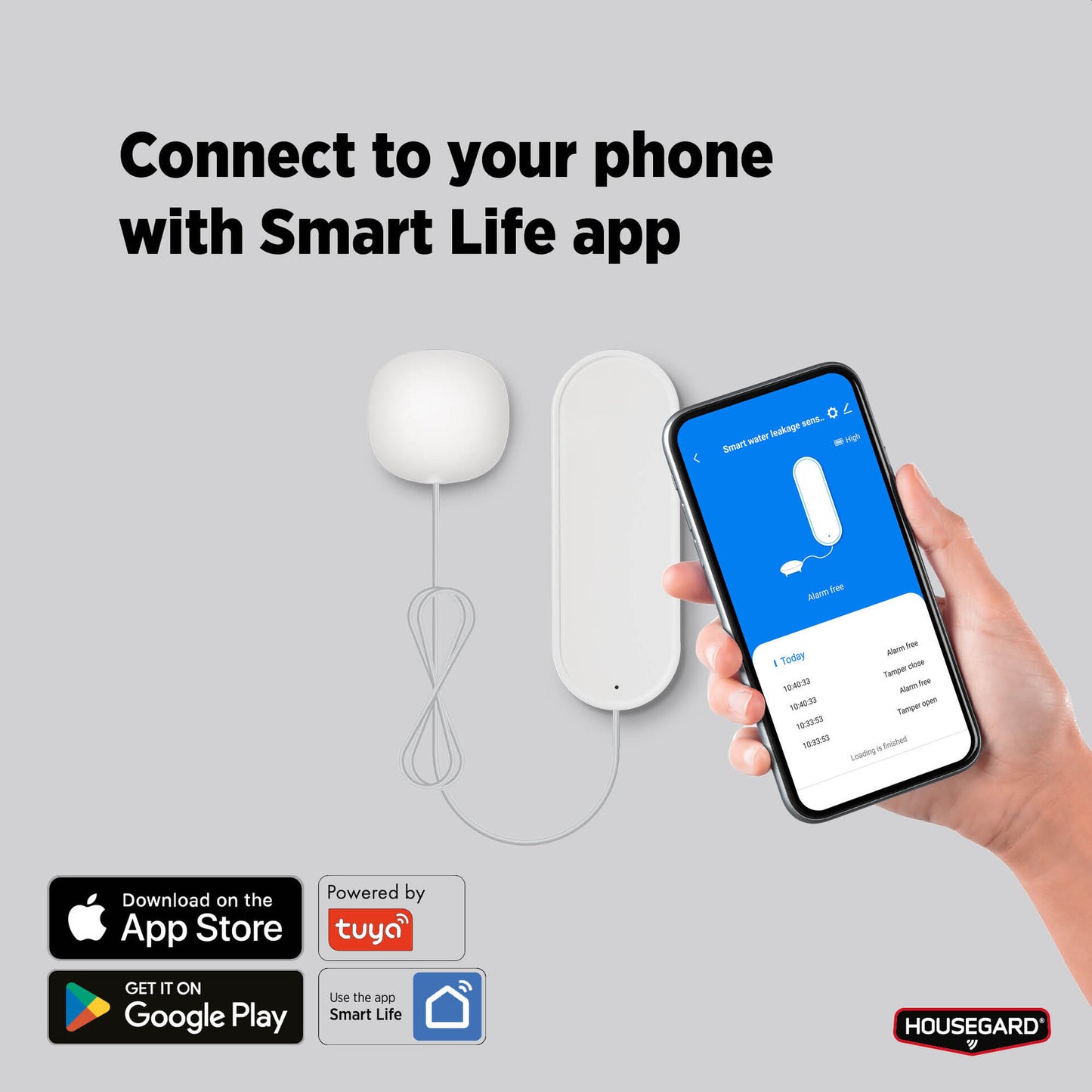 Housegard Smart Vannlekkasjevarsler - WA-202 - WiFi