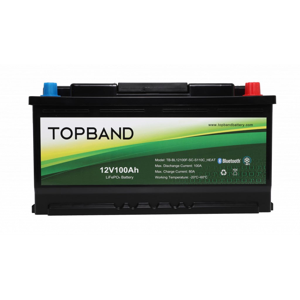 Topband Lithium Heat Pro - Batteri - 12v 100Ah