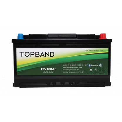 Topband Lithium Heat Pro - Batteri - 12v 100Ah