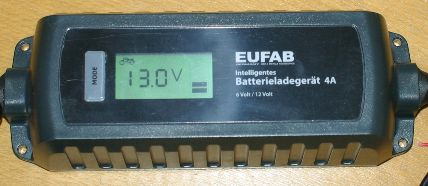 Batterilader helautomatisk - 6/12v 4A