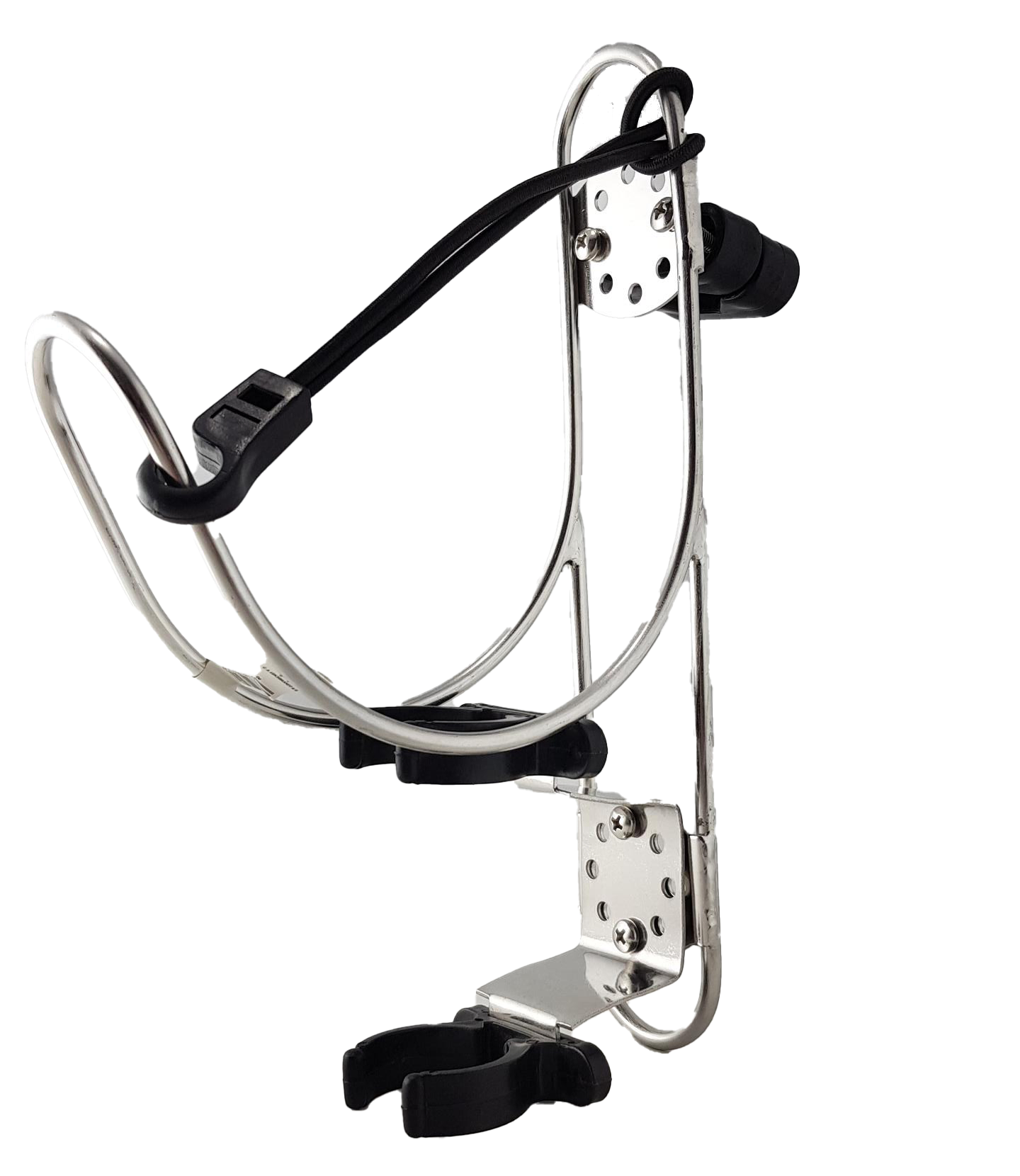 Holder for livbøye og livbøyelys - 140x290x5,3mm - AISI316