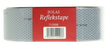 Reflekstape rull 50m x 5 cm - uV- og vannbestandig - SOLAS