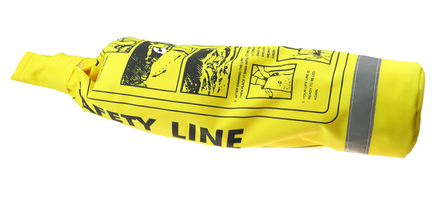 Redningstau flytende - med kastebag
