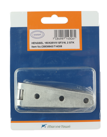 Osean Hengsel - 2pk - Syrefast - 150x25 mm