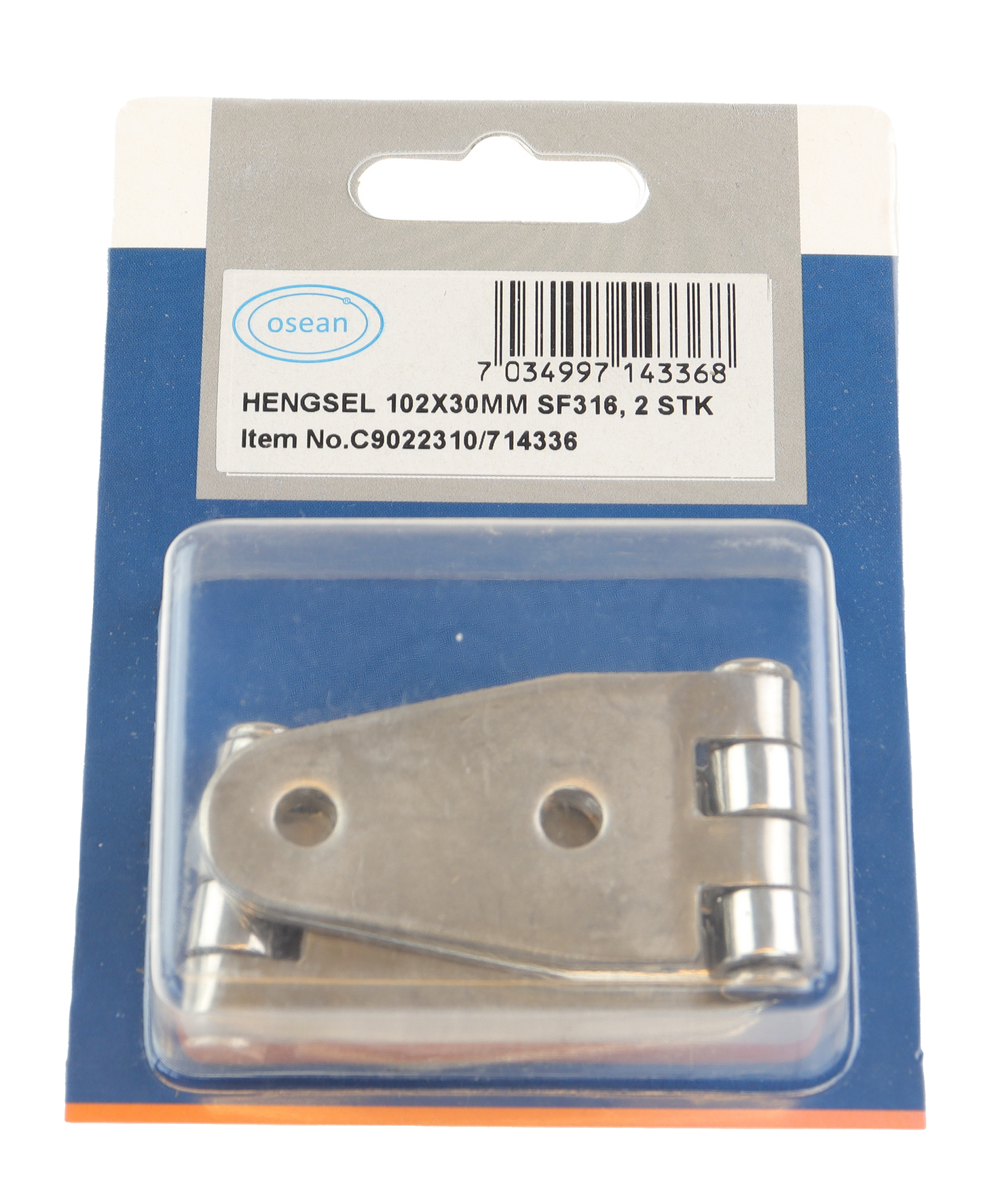 Osean Hengsel - 2pk - Syrefast - 102x30 mm