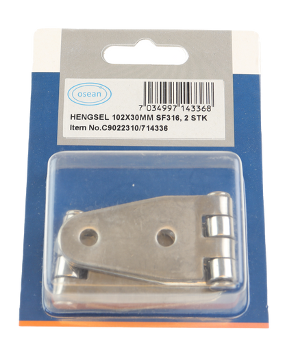 Osean Hengsel - 2pk - Syrefast - 102x30 mm