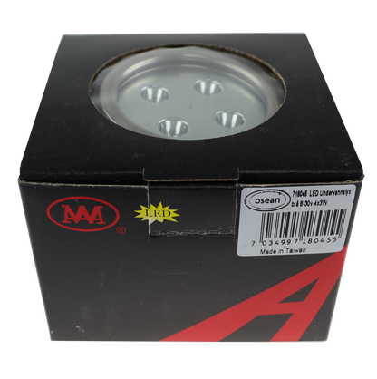 Osean LED Undervannslys - Blå - 8-30v 4x3W