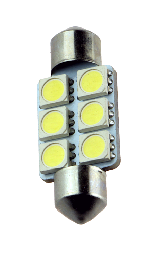 LED Lyspære for Lanterne - SMD 5050 - 36mm 12v 1w 90lm
