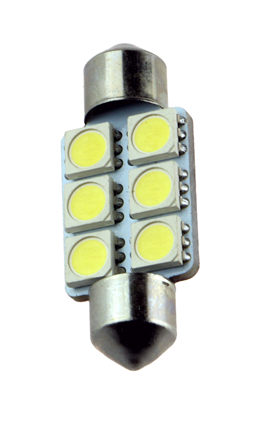 LED Lyspære for Lanterne - SMD 5050 - 36mm 12v 1w 90lm