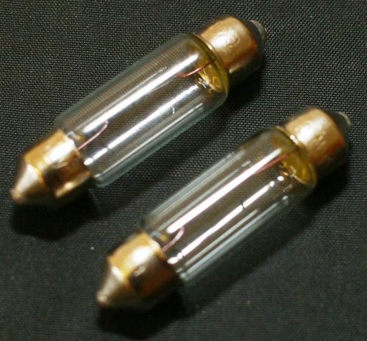 Eufab Lyspære - 2pk - 12v 5w SV8.5 11x38mm