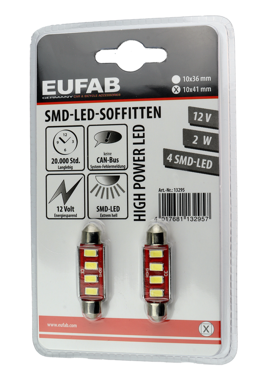 Eufab Lyspære LED Sofitten - 12v - SV8,5 - 10x41 mm