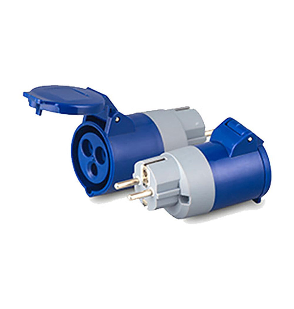 Overgang / Adapter16A - CEE hun - Schuko han