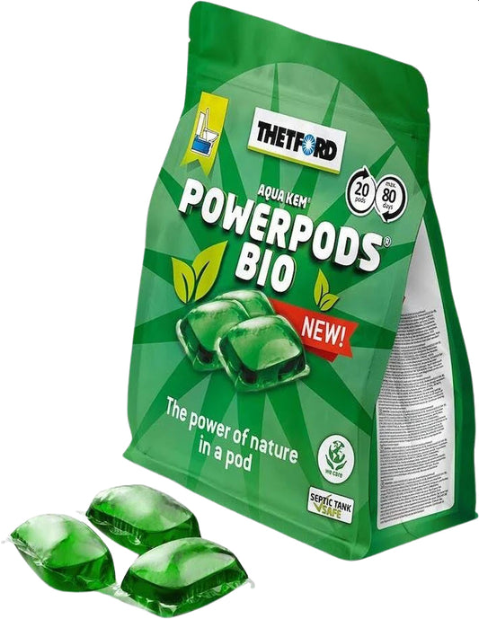Aqua Kem - PowerPods Bio - Sanitærvæske  - 20 doser