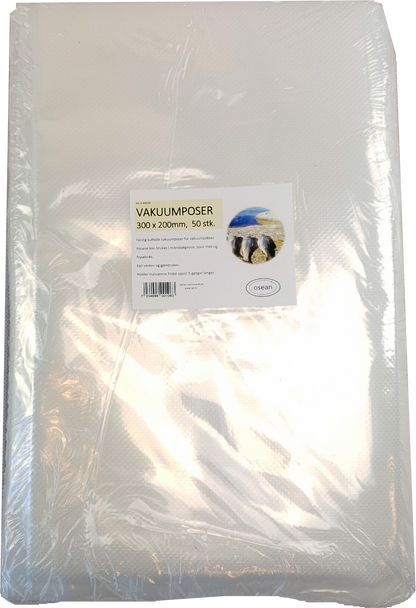 Osean Vakuumpose - 50stk - Pose - 300x200mm - 1,8 mm