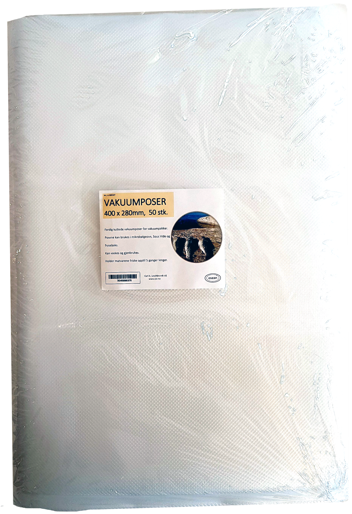 Osean Vakuumpose - 50stk - Pose - 400x280mm - 1,8 mm