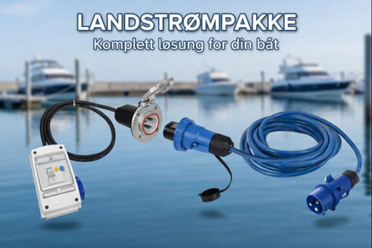 OSCULATI Landstrømpakke 16A med 15m  kabel