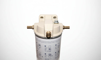 Båtutstyr Norge Vannutskillerfilter Komplett 10 micron med tappeskrue (Tilsvarer S3227) – bilde 4