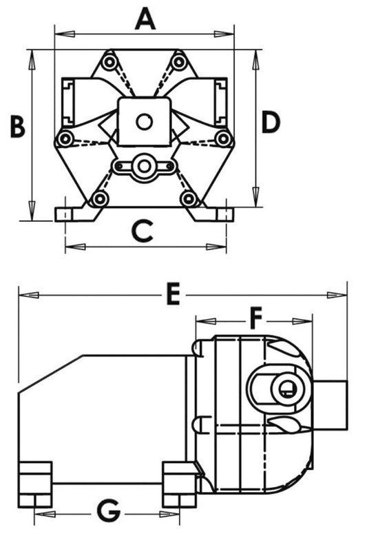OSCULATI Europump 3 - ferskvannspumpe