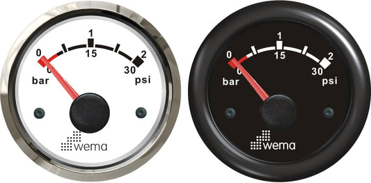 Turbotrykkmåler Wema 0-2 bar