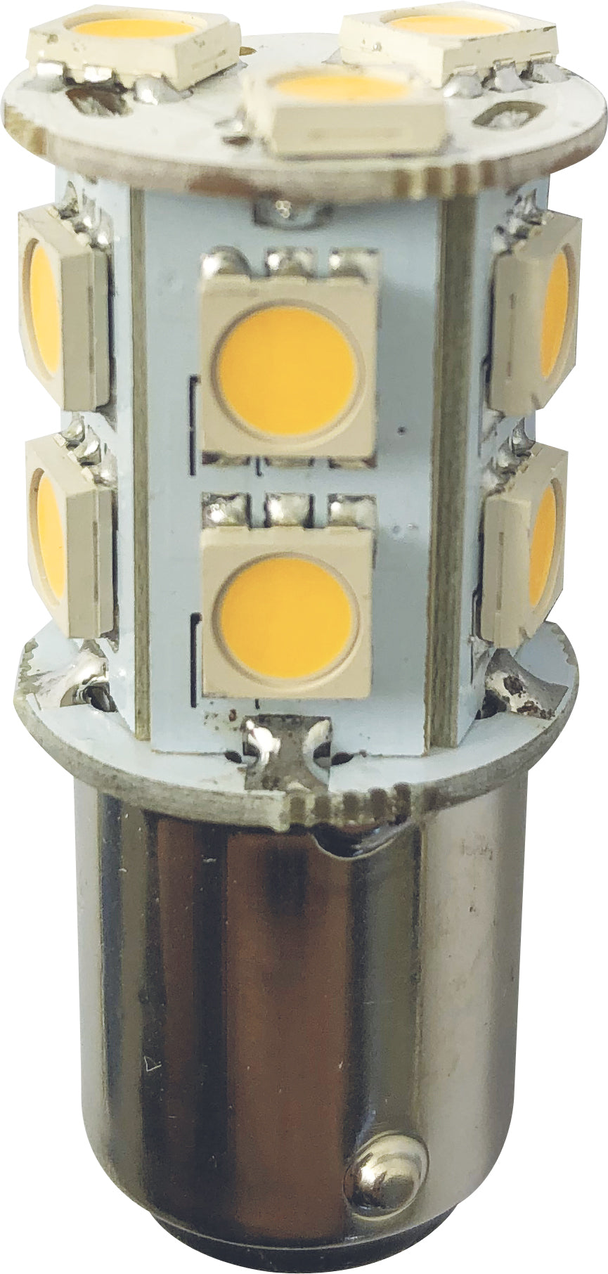 1852 LED pære BA15D u/kuppel 2-pk 36V – bilde 2