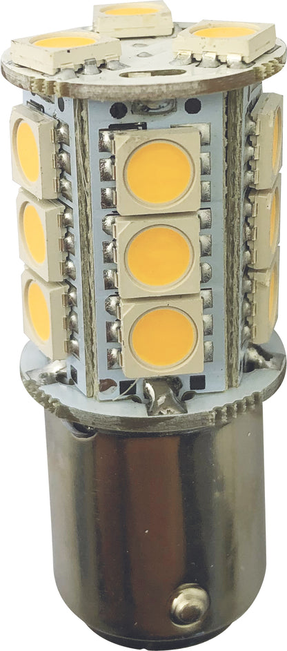 1852 LED pære BA15D u/kuppel 2-pk 36V – bilde 3