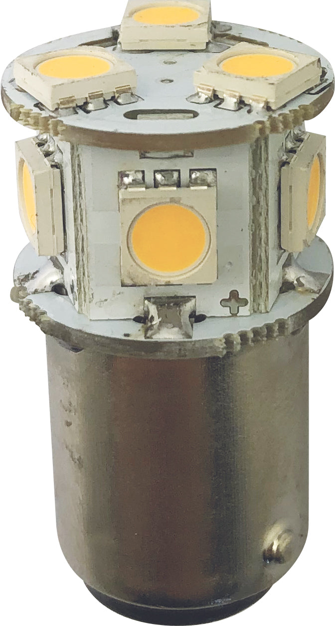 1852 LED pære BA15D u/kuppel 2-pk 36V
