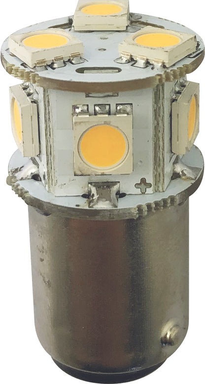 1852 LED pære BA15D u/kuppel 2-pk 36V
