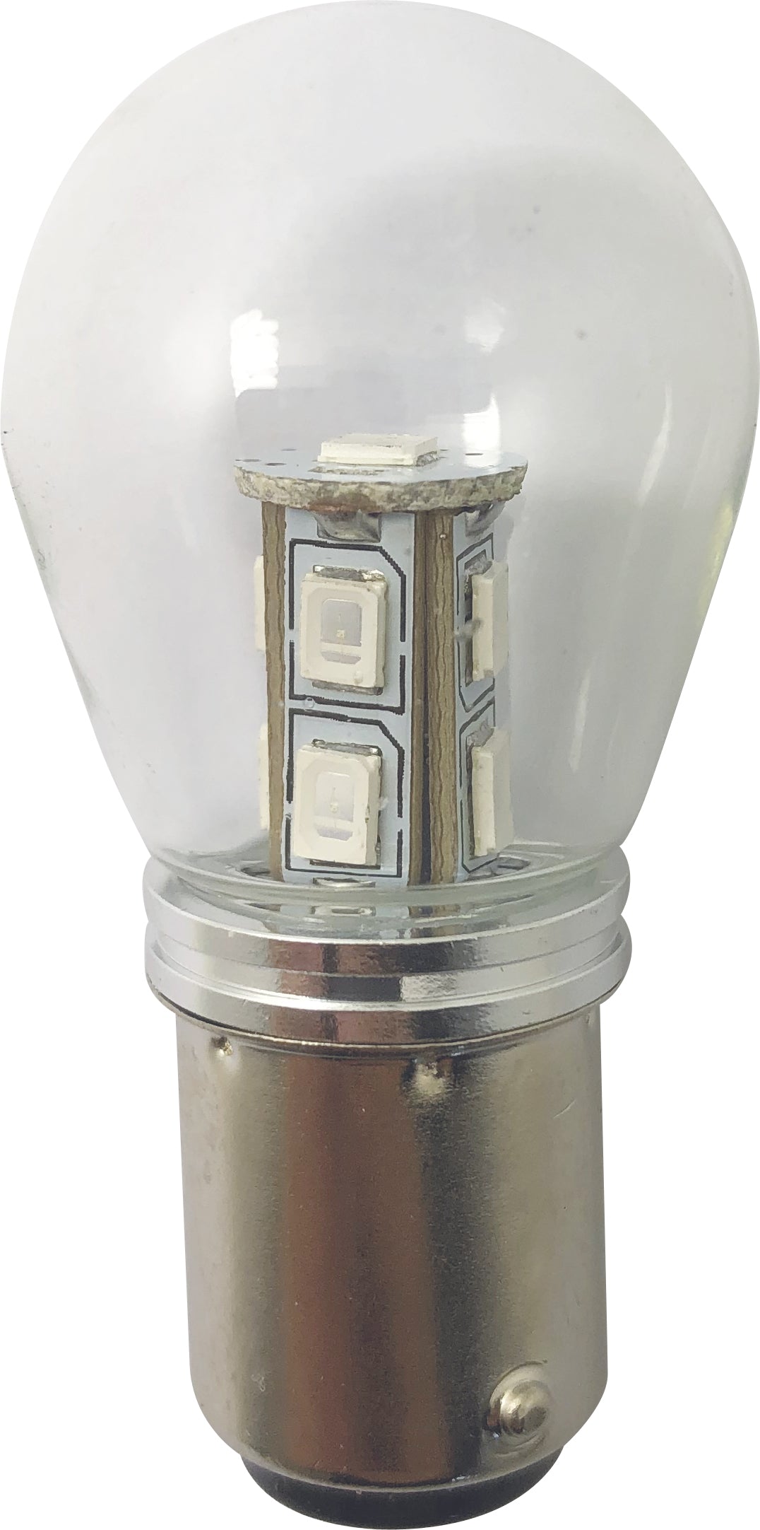 1852 LED pære BAY15D m/kuppel 2-pk