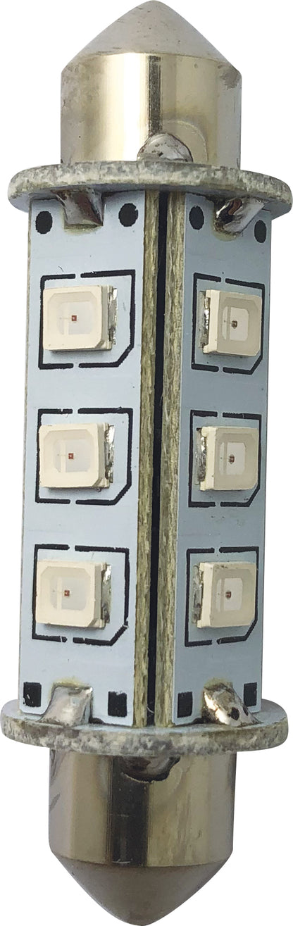 1852 LED lanternepære festoon 2-pk