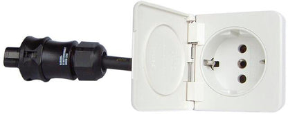 Ratio Veggkontakt innfelt 16A
