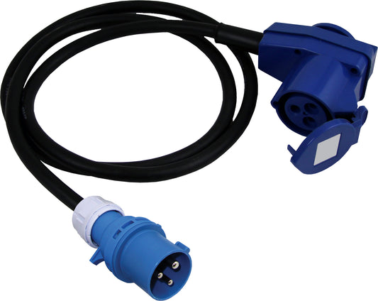 1852 Landstrømskabel CEE m/Schuko uttak