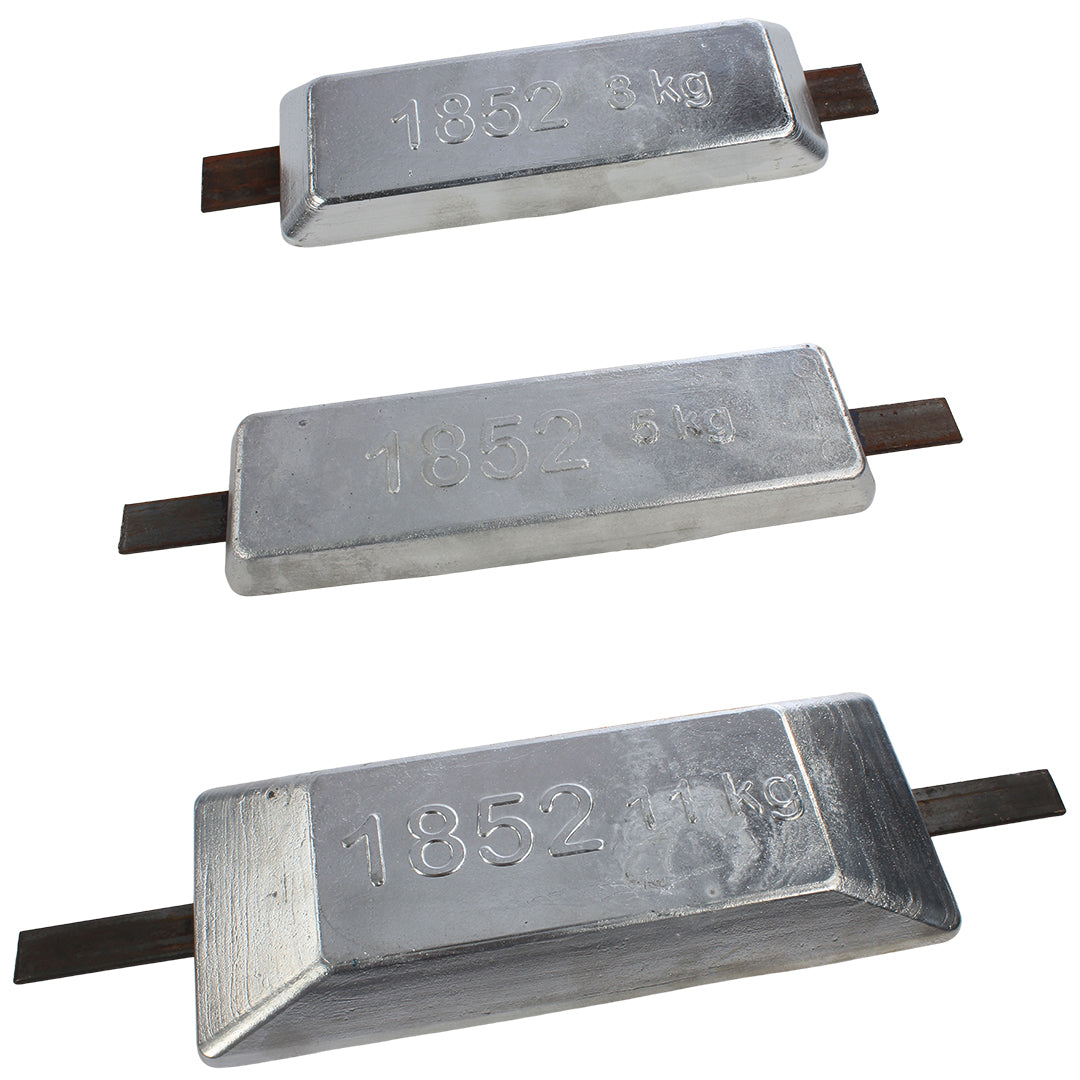 1852 Sinkanode rektangulær 1-2 kg