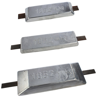 1852 Sinkanode rektangulær 1-2 kg