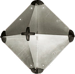 Radarreflektor aluminium, 310 x 310 mm
