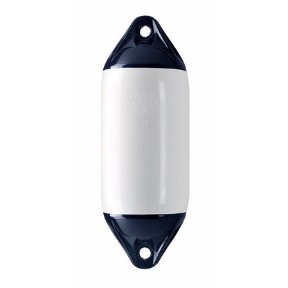 Polyform Fender F-serie hvit m/blå ender