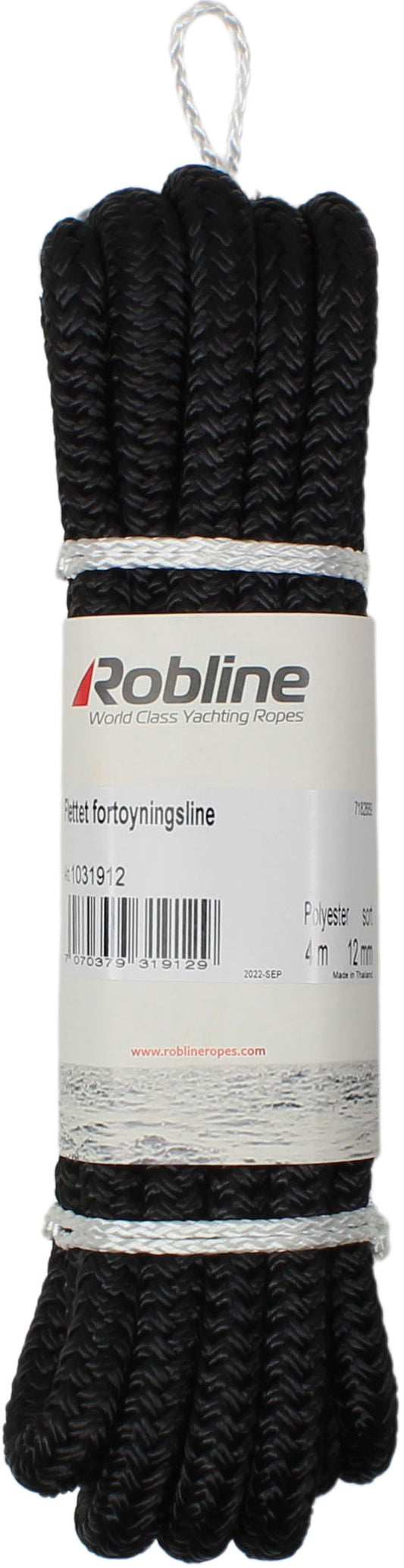 Robline Flettet fortøyningsline sort – bilde 2